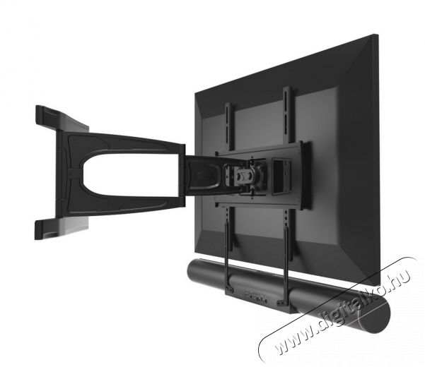 Hama SOUNDBAR TV tartó állvány (108746) - fekete Tv kiegészítők - Fali tartó / konzol - Fali tv tartó - 351264