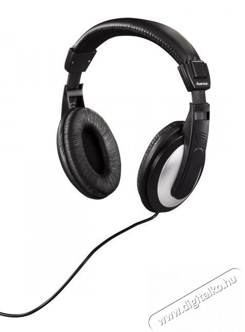 Hama HK-5619 fejhallgató (fekete/ezüst) - 184013 Audio-Video / Hifi / Multimédia - Fül és Fejhallgatók - Fejhallgató - 354714