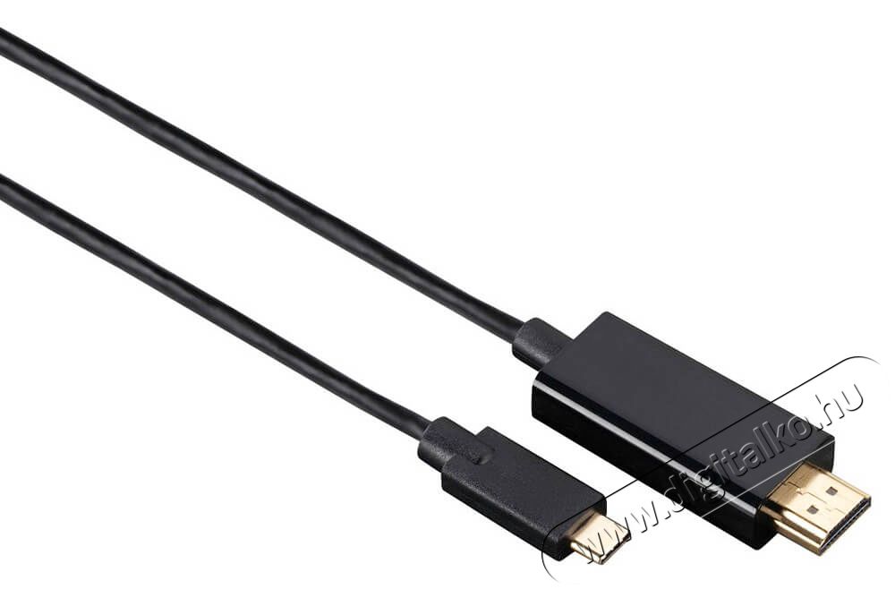 Hama USB-C apa - HDMI apa adapter kábel 1.8m (135724) Mobil / Kommunikáció / Smart - Mobiltelefon kiegészítő / tok - Kábel / átalakító - 335965