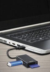 Hama USB TYPE-C KÁRTYAOLVASÓ,USB HUB,OTG ADAPTER KOMBÓ - 54144 Memória kártya / Pendrive - Kártya olvasó - 344504