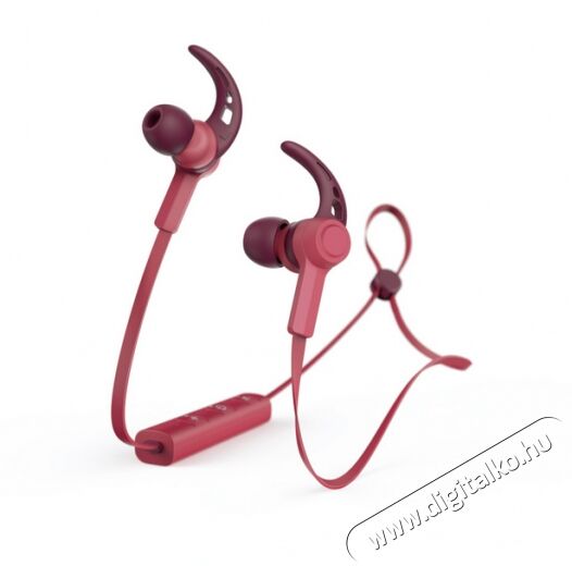 Hama Bluetooth-os fülhallgató (184055) - piros Audio-Video / Hifi / Multimédia - Fül és Fejhallgatók - Fülhallgató mikrofonnal / headset - 358610