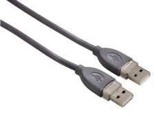 Hama USB kábel A-A típus 1,8m - 39664 Iroda és számítástechnika - Számítógép tartozék - USB kábel - 293671