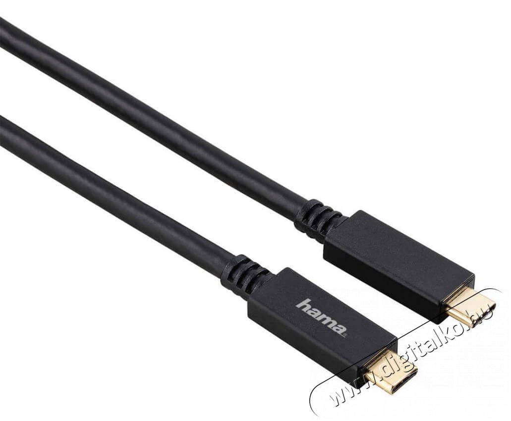 Hama USB 3.1 Type C összekötő Fekete 1m (135714) Mobil / Kommunikáció / Smart - Mobiltelefon kiegészítő / tok - Kábel / átalakító - 335591