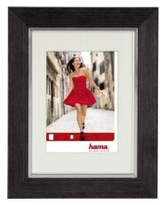 Hama PORTO műanyag keret 20X30, sötétbarna - 125664 Háztartás / Otthon / Kültér - Lakásfelszerelés - Képkeret / képtartó - 297583