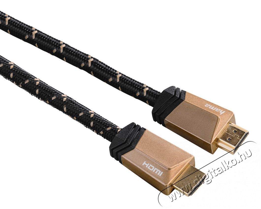 Hama Premium Ultra HD High Speed HDMI kábel 2m - 122200 Tv kiegészítők - Kábel / csatlakozó - Hdmi kábel - 350537