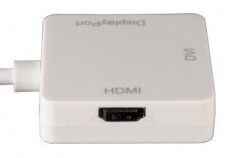 Hama 3 in 1 DVI/DP/DHM átalakító - 53245 Tv kiegészítők - Kábel / csatlakozó - Mini DisplayPort kábel - 286945