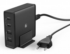 Hama hálózati töltő állomás 4 PORT 2xUSB 2xType-C (200011) Mobil / Kommunikáció / Smart - Mobiltelefon kiegészítő / tok - Hálózati-, autós töltő - 360488