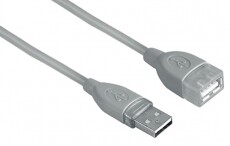 Hama USB hosszabbító kábel A-A típus 3m - 45040 Fotó-Videó kiegészítők - Kábel - USB kábel - 288285