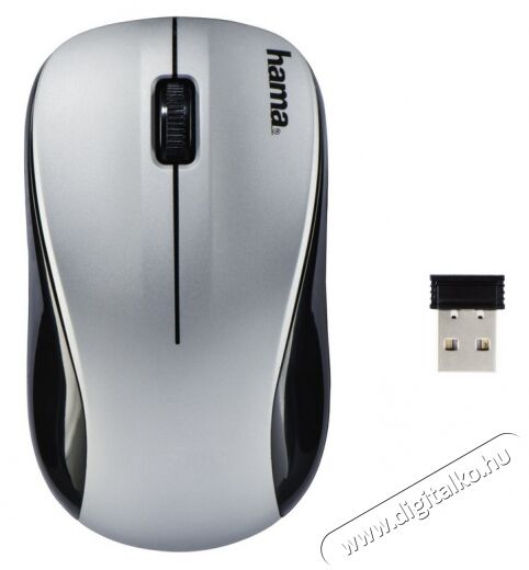 Hama AM-8100 vezeték nélküli egér (134941) - ezüst Iroda és számítástechnika - Egér - Vezeték nélküli egér - 315501