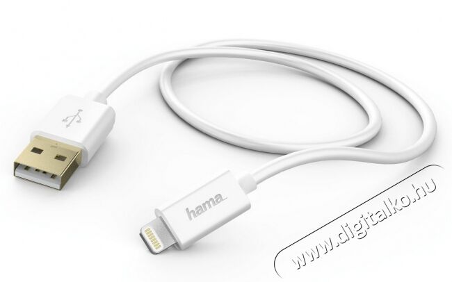 Hama Lightning adatkábel 1,5 m (173640) - fehér Mobil / Kommunikáció / Smart - Mobiltelefon kiegészítő / tok - Kábel / átalakító - 358592