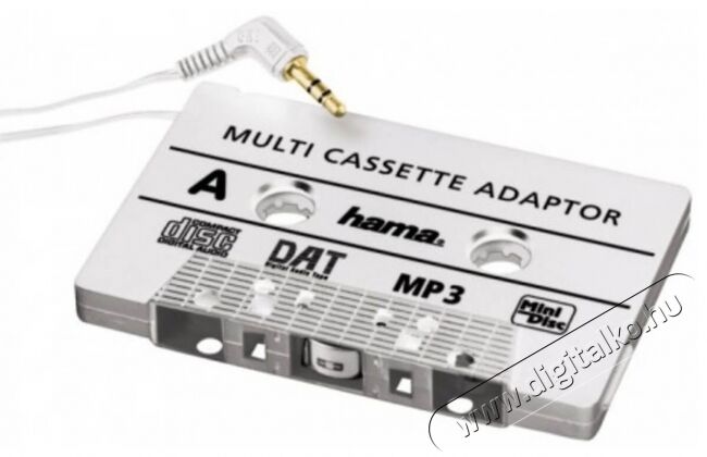 Hama CD ADAPTER KAZETTA AUTORÁDIÓHOZ FEHÉR - 14499 Autóhifi / Autó felszerelés - Autórádió fejegység - Kazetta adapter / átalakító - 342278
