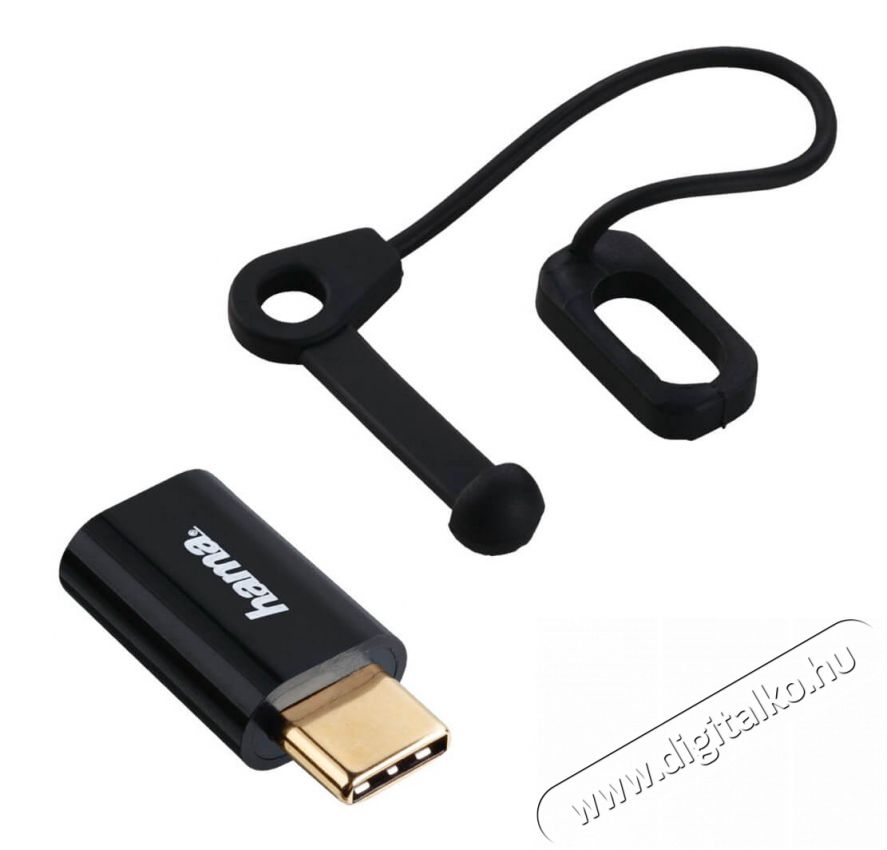 Hama Micro USB - USB Type C adapter (135723) Mobil / Kommunikáció / Smart - Mobiltelefon kiegészítő / tok - Kábel / átalakító - 325610