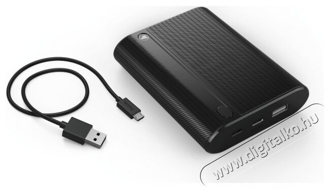 Hama Powerbank X10 külső akkumulátor 10400mAh (178983) Mobil / Kommunikáció / Smart - Powerbank / Külső akkumulátor és töltő - 340698