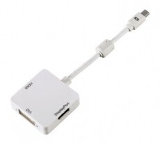 Hama 3 in 1 DVI/DP/DHM átalakító - 53245 Tv kiegészítők - Kábel / csatlakozó - Mini DisplayPort kábel - 286945