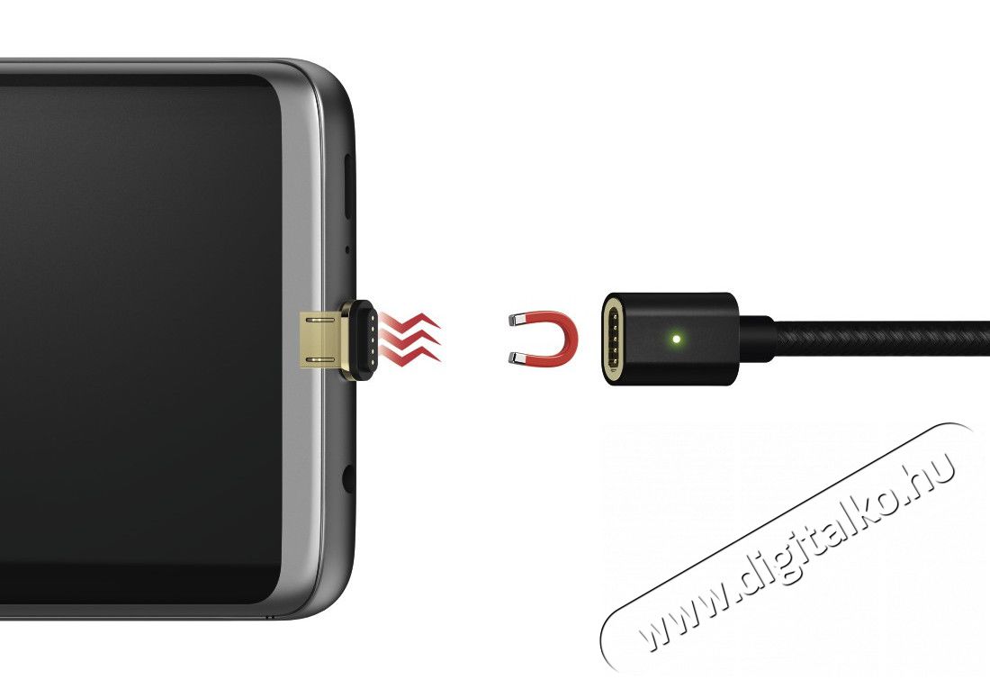Hama Micro USB adatkábel (178373) Mobil / Kommunikáció / Smart - Mobiltelefon kiegészítő / tok - Kábel / átalakító - 339186