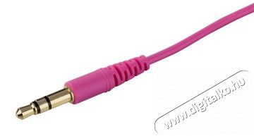 Hama HK2114 fülhallgató mikrofon, pink - 122692 Audio-Video / Hifi / Multimédia - Fül és Fejhallgatók - Fülhallgató mikrofonnal / headset