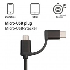 Hama 4in1 USB apa - USB-C + MicroUSB +OTG Adat és töltőkábel 1m - fekete (135745) Mobil / Kommunikáció / Smart - Mobiltelefon kiegészítő / tok - Kábel / átalakító - 344851