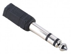 Hama 6,3mm Jack - 3,5mm Jack sztereo adapter - 43368 Tv kiegészítők - Kábel / csatlakozó - Csatlakozó / elosztó / átalakító - 293646