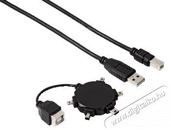 Hama Mini univerzális USB adapter készlet - 39733 Iroda és számítástechnika - Notebook kiegészítő - USB hub / elosztó - 287405
