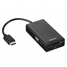 Hama USB TYPE-C KÁRTYAOLVASÓ,USB HUB,OTG ADAPTER KOMBÓ - 54144 Memória kártya / Pendrive - Kártya olvasó - 344504