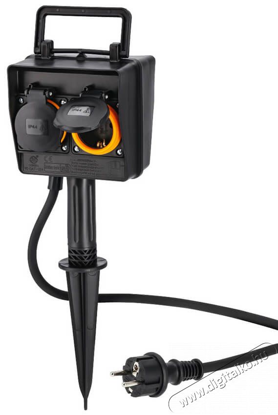 Hama Kerti konnektor - (137273) Háztartás / Otthon / Kültér - Világítás / elektromosság - Hálózati elosztó / hosszabbító / adapter - 370999
