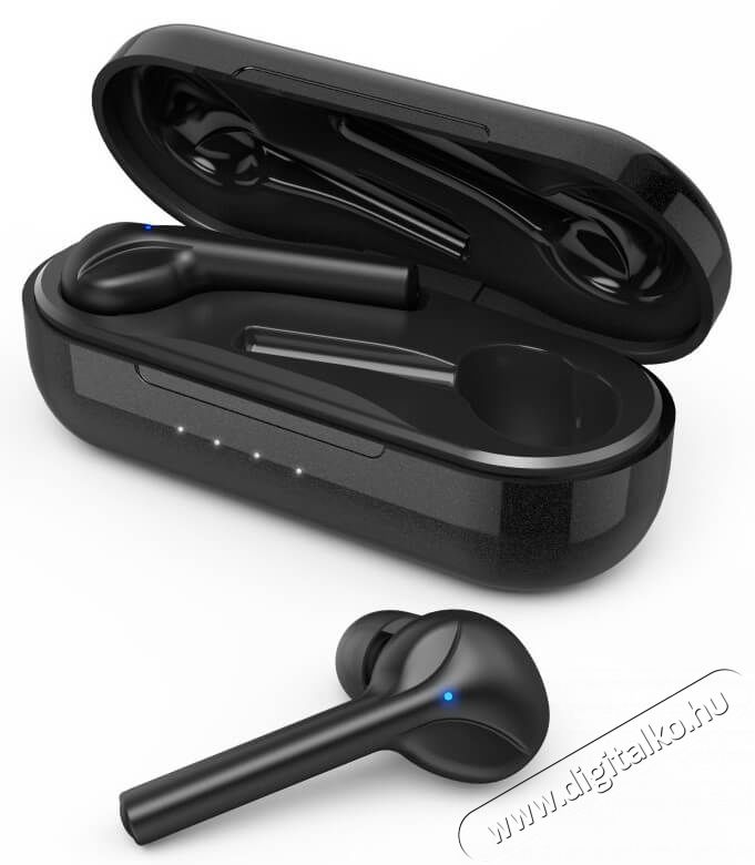 Hama Spirit Go TWS Bluetooth Headset - fekete (184072) Audio-Video / Hifi / Multimédia - Fül és Fejhallgatók - Fülhallgató mikrofonnal / headset - 371741