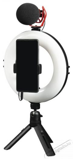 Hama LED asztali körlámpa okostelefonhoz (4651) Fotó-Videó kiegészítők - Lámpa - LED lámpa - 371747