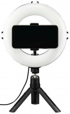Hama LED asztali körlámpa okostelefonhoz (4651) Fotó-Videó kiegészítők - Lámpa - LED lámpa - 371747