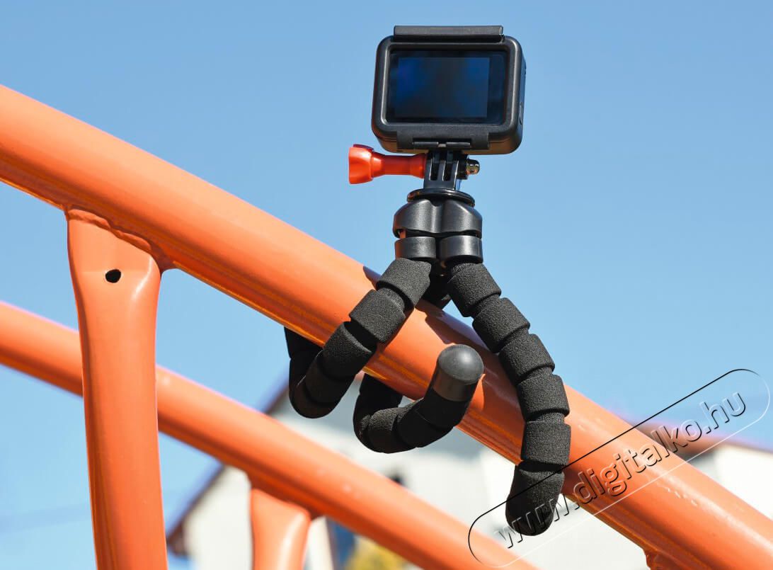 Hama Flex 2 az 1-ben kamera és GoPro állvány 26cm (4558) Fotó-Videó kiegészítők - Állvány - Tripod állvány - 371749