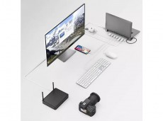 Hama USB dokkoló adapter 9 csatlakozóval (200103) Iroda és számítástechnika - Notebook kiegészítő - USB hub / elosztó - 372433