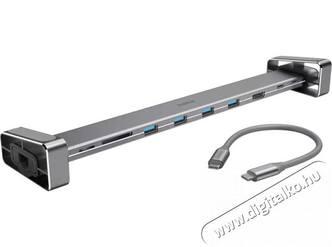 Hama USB dokkoló adapter 9 csatlakozóval (200103) Iroda és számítástechnika - Notebook kiegészítő - USB hub / elosztó - 372433