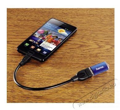 Hama Adapter micro USB - USB A aljzat OnTheGo - 78426 Mobil / Kommunikáció / Smart - Tablet / E-book kiegészítő, tok - Kábel