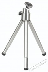 Hama mini állvány, gömb fejjel - ezüst (4551) Fotó-Videó kiegészítők - Állvány - Tripod állvány - 373138