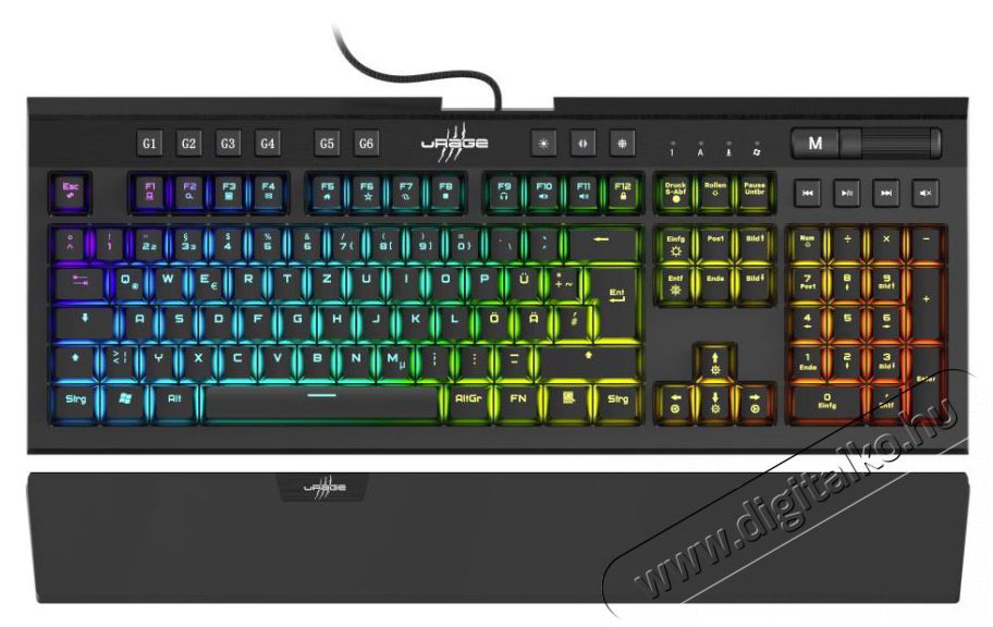 Hama GAMING URAGE EXODUS 900 mechanikus billentyűzet Iroda és számítástechnika - Billentyűzet / billentyűzet szett - Vezetékes - 374647