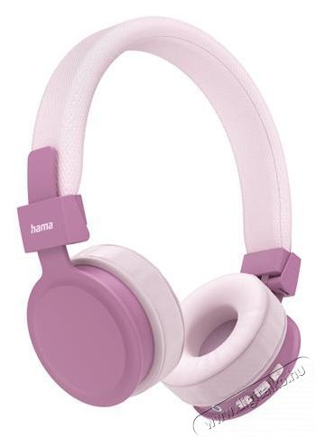 Hama 184088 stereo bluetooth fejhallgató - pink Audio-Video / Hifi / Multimédia - Fül és Fejhallgatók - Fejhallgató - 374652
