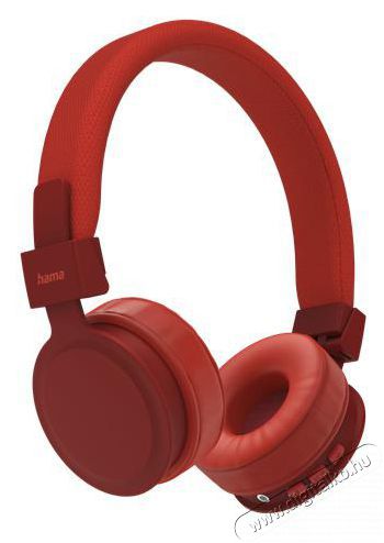 Hama 184087 stereo bluetooth fejhallgató - piros Audio-Video / Hifi / Multimédia - Fül és Fejhallgatók - Fejhallgató - 374653
