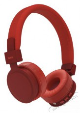 Hama 184087 stereo bluetooth fejhallgató - piros Audio-Video / Hifi / Multimédia - Fül és Fejhallgatók - Fejhallgató - 374653