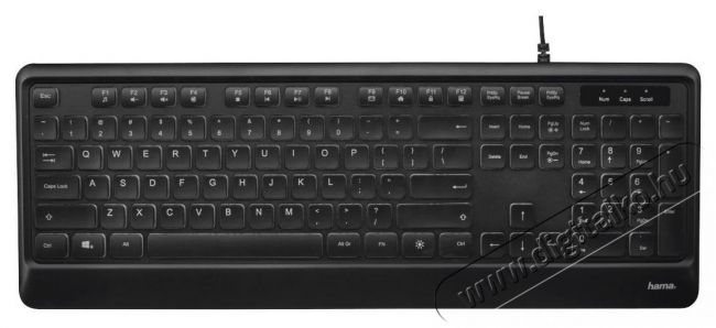 Hama 182671 billentyűzet KC-550 illuminated Iroda és számítástechnika - Billentyűzet / billentyűzet szett - Vezetékes - 372425
