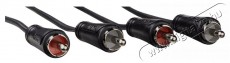Hama 122272 ST 2RCA-2RCA összekötőkábel 1,5M Tv kiegészítők - Kábel / csatlakozó - Csatlakozó / elosztó / átalakító - 378494