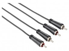 Hama 122272 ST 2RCA-2RCA összekötőkábel 1,5M Tv kiegészítők - Kábel / csatlakozó - Csatlakozó / elosztó / átalakító - 378494
