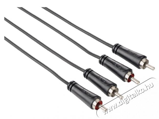 Hama 122272 ST 2RCA-2RCA összekötőkábel 1,5M Tv kiegészítők - Kábel / csatlakozó - Csatlakozó / elosztó / átalakító - 378494