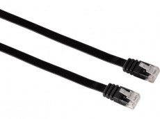Hama 39608 patchkábel CAT5E LAPOS, 5,0M - fekete Iroda és számítástechnika - Számítógép tartozék - Hálózati kábel - 378515