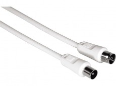 Hama 11900 ECO árnyékolt 1,5m antenna kábel - fehér Tv kiegészítők - Antenna - Kiegészítő - 379762