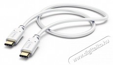 Hama 183328 USB 2.0 Type-C- Type C 1,5m adatkábel - fehér Mobil / Kommunikáció / Smart - Mobiltelefon kiegészítő / tok - Kábel / átalakító - 379833