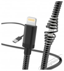 Hama 183339 Metál 1,5m Lightning > USB-A adatkábel - fekete Mobil / Kommunikáció / Smart - Mobiltelefon kiegészítő / tok - Kábel / átalakító - 379835