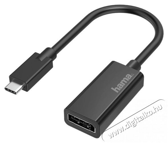 Hama 200314 FIC USB Type-C  - Displayport adapter Mobil / Kommunikáció / Smart - Mobiltelefon kiegészítő / tok - Kábel / átalakító - 379842