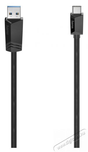 Hama 200657 FIC USB 3.2 Type-C- USB A 1m adatkábel - fekete Tv kiegészítők - Kábel / csatlakozó - Csatlakozó / elosztó / átalakító - 379856
