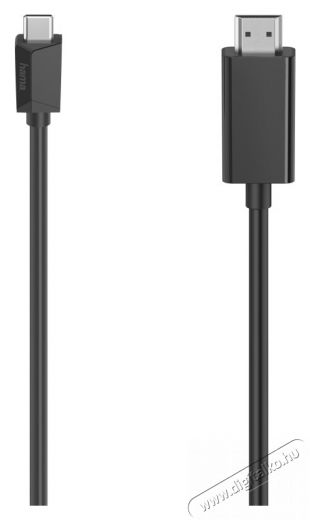 Hama 200718 USB Type-C - HDMI adapter 1,5m Tv kiegészítők - Kábel / csatlakozó - Csatlakozó / elosztó / átalakító - 379861