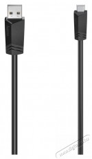 Hama FIC USB A - mini USB B 1,5m adatkábel - fekete Mobil / Kommunikáció / Smart - Mobiltelefon kiegészítő / tok - Hálózati-, autós töltő - 380093