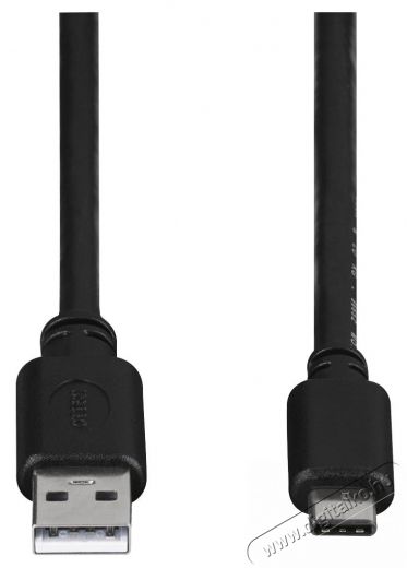 Hama USB Type-C - USB A 0,25m adatkábel - fekete Mobil / Kommunikáció / Smart - Mobiltelefon kiegészítő / tok - Kábel / átalakító - 380104